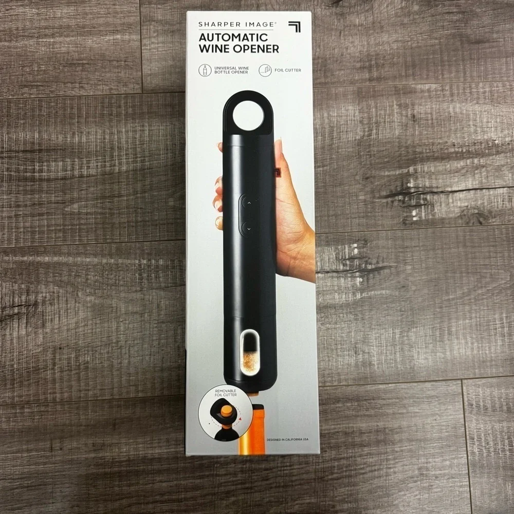 Sharper Image Automatic Wine Opener - Fits All Standard Wine Bottles